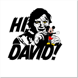 Hi, David! Posters and Art